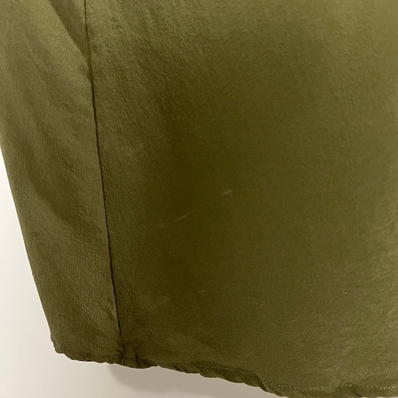 Anine Bing Olive Green Silk Dress - Picture 9 of 11